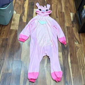 Cozy Pink Lilo & Stitch Onesie
